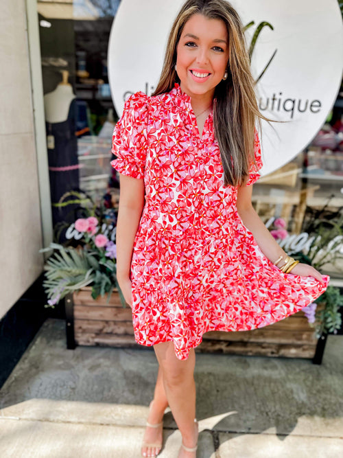 Here For You Floral Dress