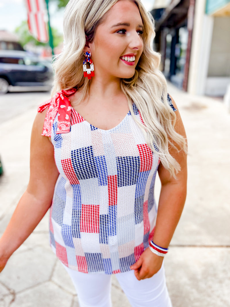 All American Patchwork Tank