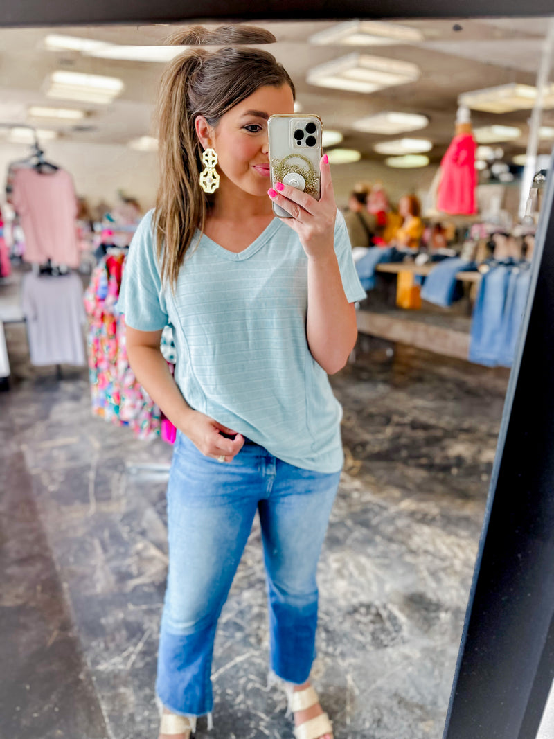 Mint Casual Knit Top