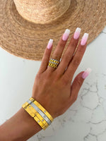 GOLD HEART BANGLE