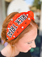 Orange Trick Treat Halloween Rhinestone Headband (Copy)