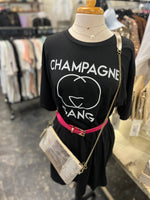 Champagne Gang T Shirt Dress