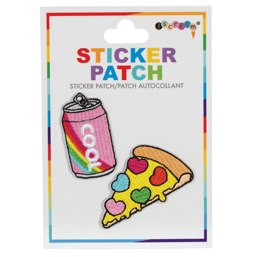 Soda and Pizza Embroidered Sticker Patch - shoptheexchange
