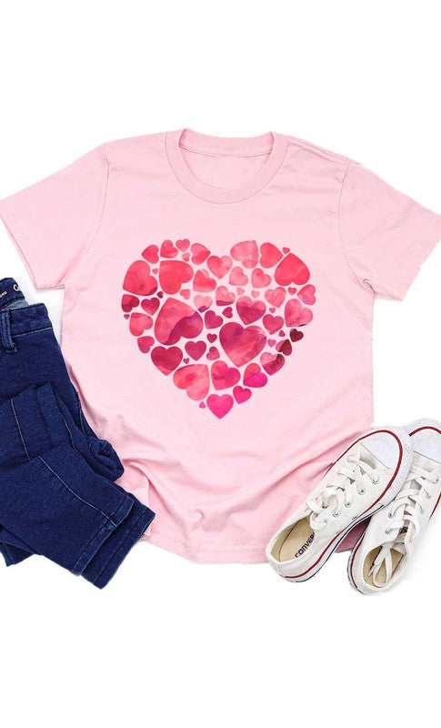Watercolor Hearts Graphic Tee - Available 1/15 - shoptheexchange