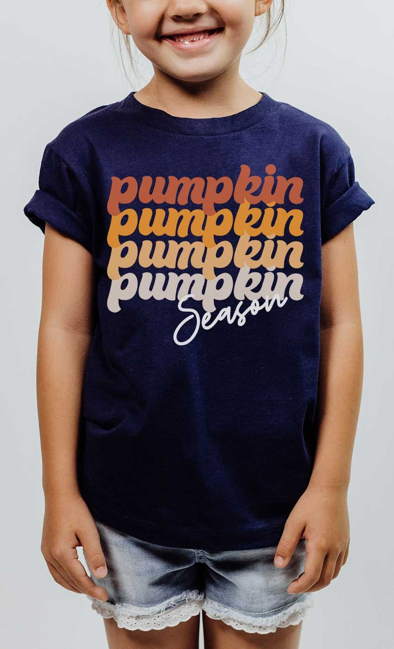 Pumpkin Season Graphic Tee - Tween