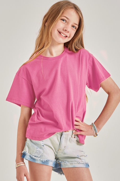 Pink Punch Back Open Cut Out Top - shoptheexchange
