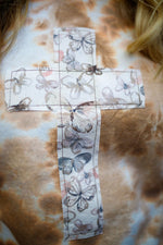 Stitched Cross Tie Dye Sweatshirt