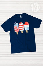 OE: USA Popsicle Patriotic T-Shirt