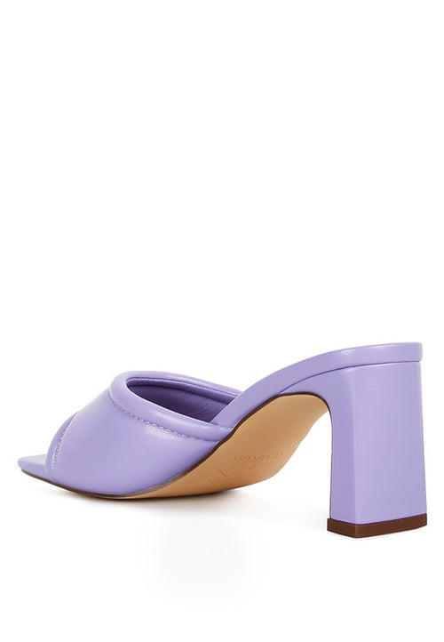 OE: Celine Quilted Block Heeled Sandals