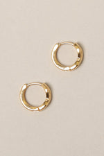 OE: 14K Gold Dipped Infinity Hoop Earrings