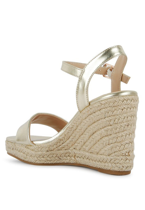 OE: Augie Woven Wedge Sandals