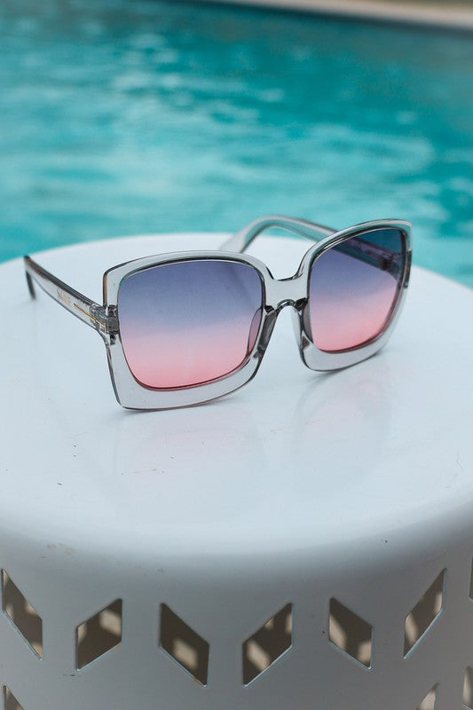 Narrow Megan 2 Faded Black Aviators Sunglasses – TopFoxx