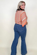 OE: Risen High Rise Front Pocket Sailor Flare Jeans