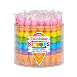 Rainbow Scoops Vanilla Scented Stacking Erasable Crayons - shoptheexchange