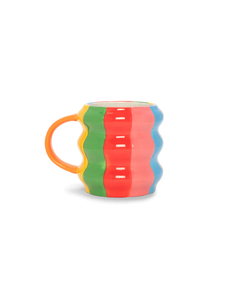 Rainbow Wave Mug