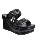 OTBT - FLUENT in BLACK Wedge Sandals