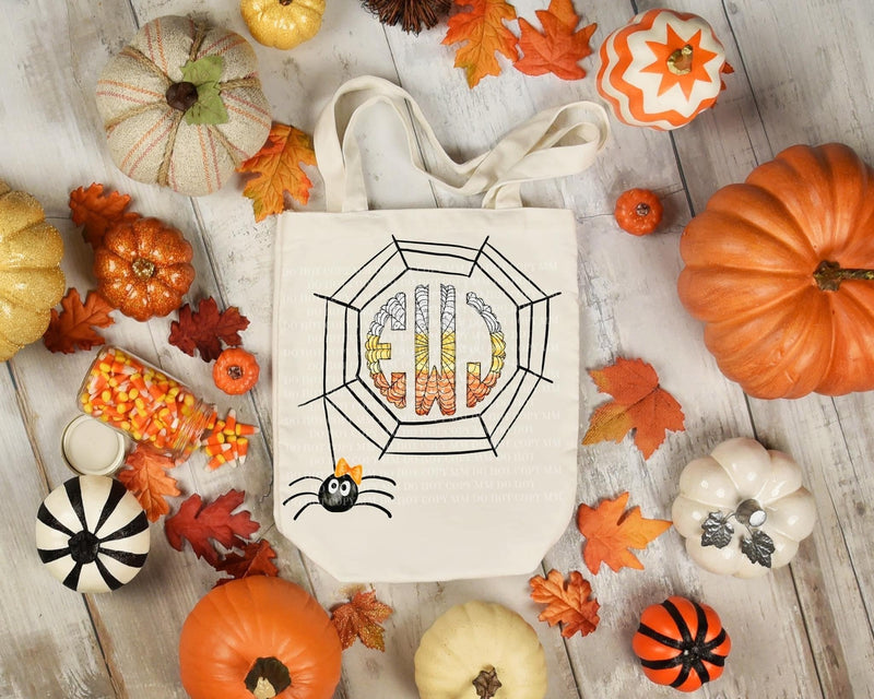 Preorder: Personalized Spider Web Trick or Treat Bag