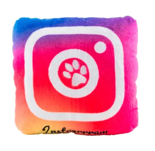 Instagram Plush Squeaky Dog Toy - shoptheexchange