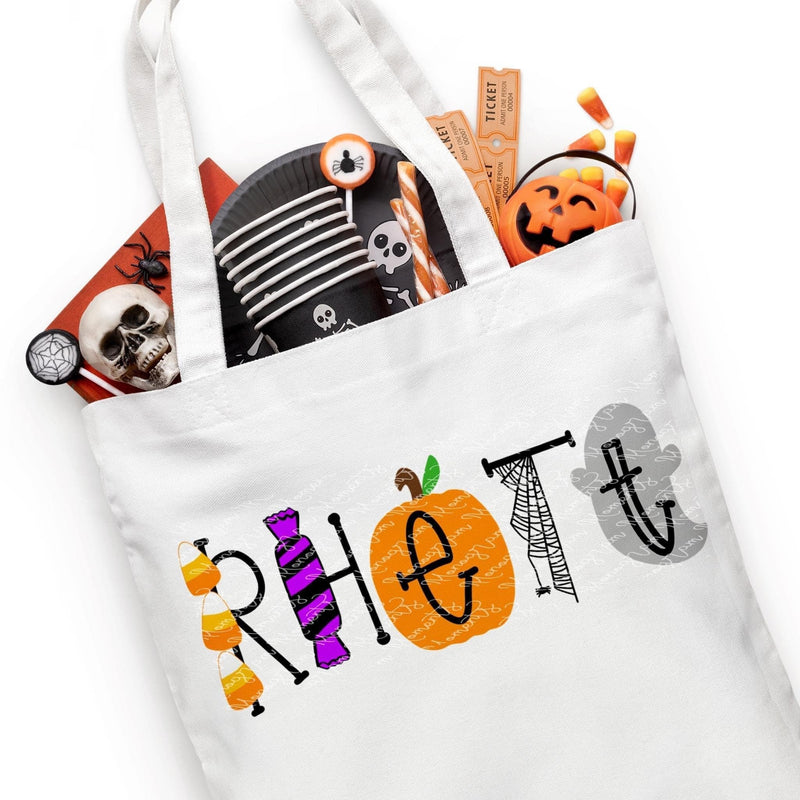 Preorder:Personalized Name Trick or Treat Bag