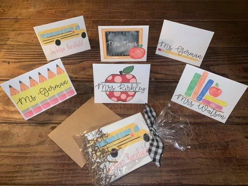 Collection of Teacher Note Cards