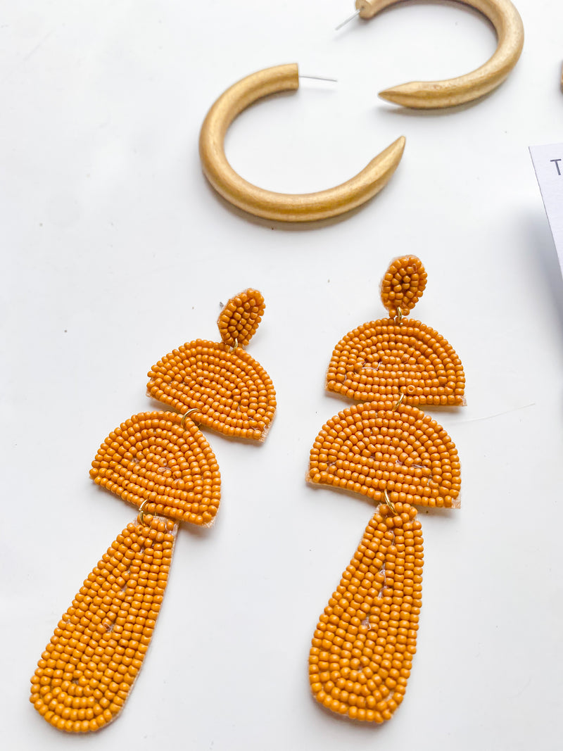 Gold Tezza Earrings