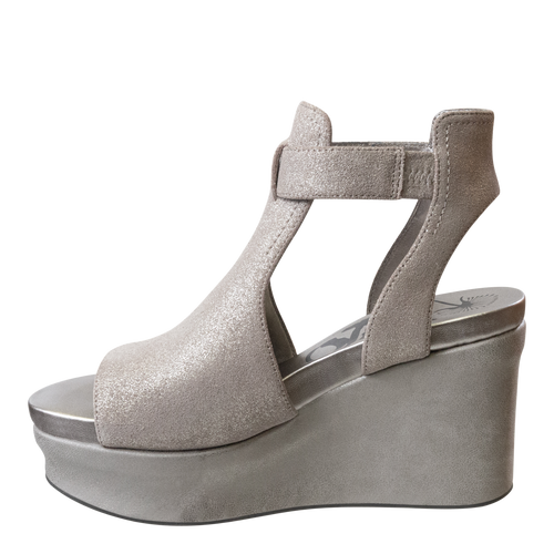 OTBT - MOJO in SILVER Wedge Sandals